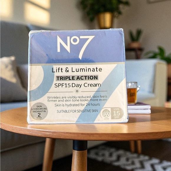 No7 Lift & Luminate Triple Action SPF15 Age Defying Day Cream 1.69oz - Picture 1 of 6